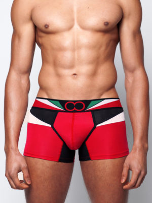 U31 Vavoom Trunk Underwear Red White