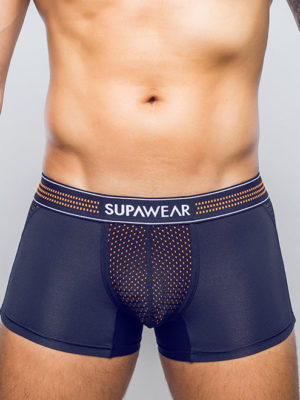 SUPAWEAR Neon Mesh Trunk Underwear – Neon Orange