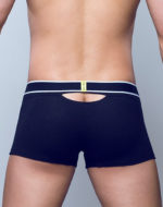 SUPAWEAR Ribbed Slashed Trunk Underwear – Black