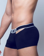 SUPAWEAR Ribbed Slashed Trunk Underwear – Black