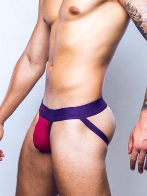 2EROS AKTIV Cronus Jockstrap Underwear – Beet Red
