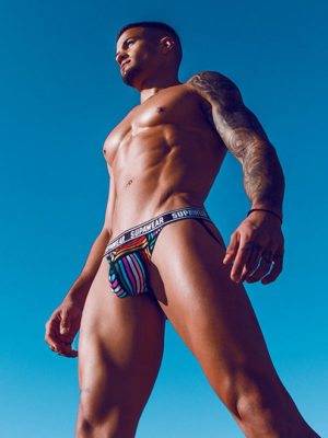 SUPAWEAR POW Jockstrap Underwear – Rainbow
