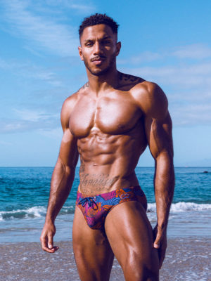 2EROS V10 Print Swim Brief – Stallion Navy