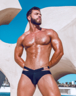 2EROS BLK Label No.3 Swim Brief – Black