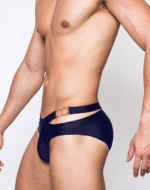 2EROS BLK Label No.3 Swim Brief – Black