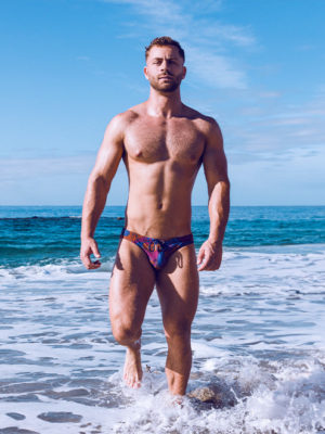 2EROS V20 Print Swim Brief – Stallion Navy