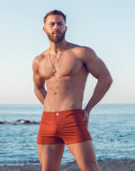 2EROS V60 Textured Swim Trunk – Signet Carmine