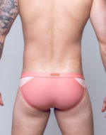 2EROS BLK Label No.6 Swim Brief – Coral
