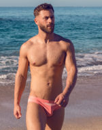 2EROS BLK Label No.6 Swim Brief – Coral