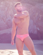 2EROS BLK Label No.6 Swim Brief – Coral