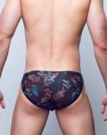2EROS BLK Label No.2 Swim Brief – Print
