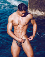 2EROS BLK Label No.2 Swim Thong – Print