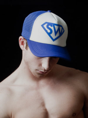 SUPAWEAR SUPA-MAN CAP Blue