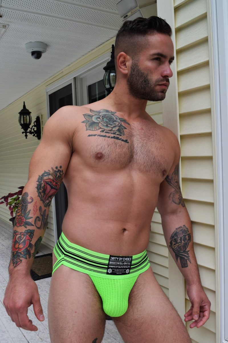 Breedwell Cumdump Jock -Neon Green