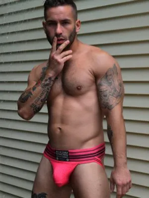 Cumdump Jock Neon Pinkbw01935 136181
