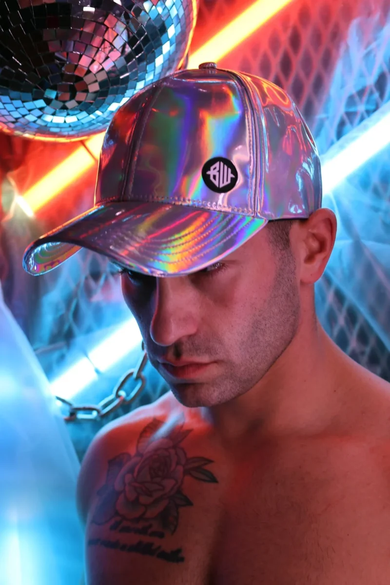 Cyber Holo Hat Silverbw01928 850918