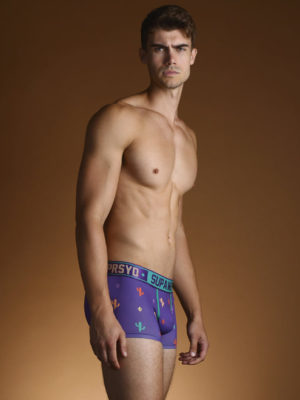 SUPAWEAR Sprint Trunk Underwear – Prickly Purple
