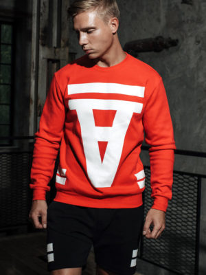 SUPAWEAR Crimson Sweater – Red