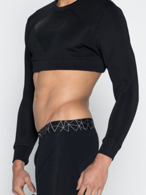 2EROS J50 BLK AKTIV Short Sweater