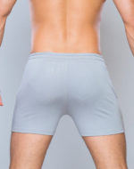 SUPAWEAR 4″ Jersey Shorts – Grey White