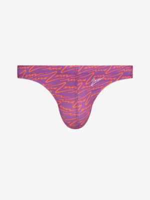 Swim Thong Purple Front