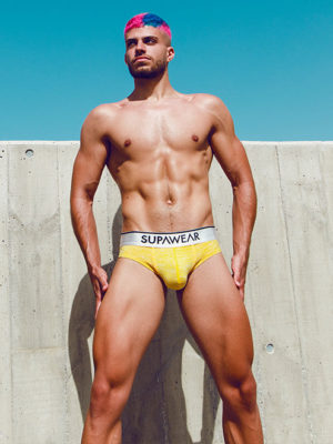 SUPAWEAR Hero Brief Underwear – Yellow