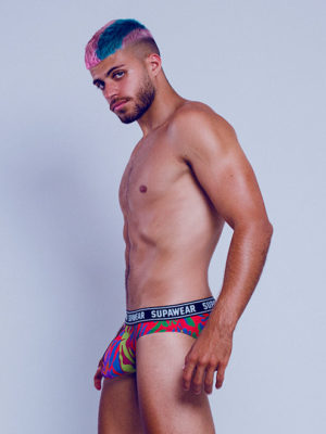 SUPAWEAR POW Brief Underwear – Crimson Beast