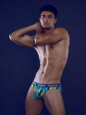 SUPAWEAR POW Brief Underwear – Peacock