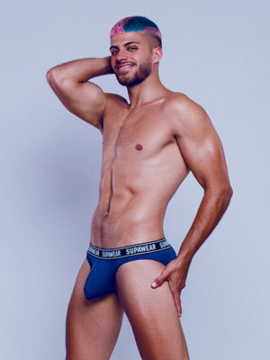 SUPAWEAR WOW Brief Underwear – Navy