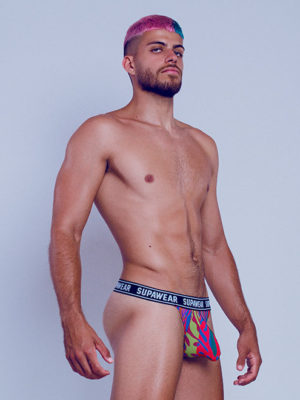 SUPAWEAR POW Thong Underwear – Crimson Beast