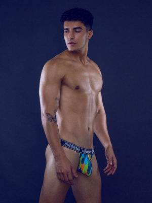 SUPAWEAR POW Thong Underwear – Peacock