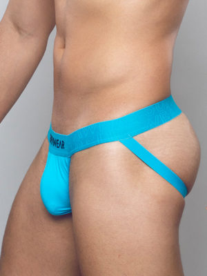 SUPAWEAR Neon Jockstrap Underwear – Neon Blue