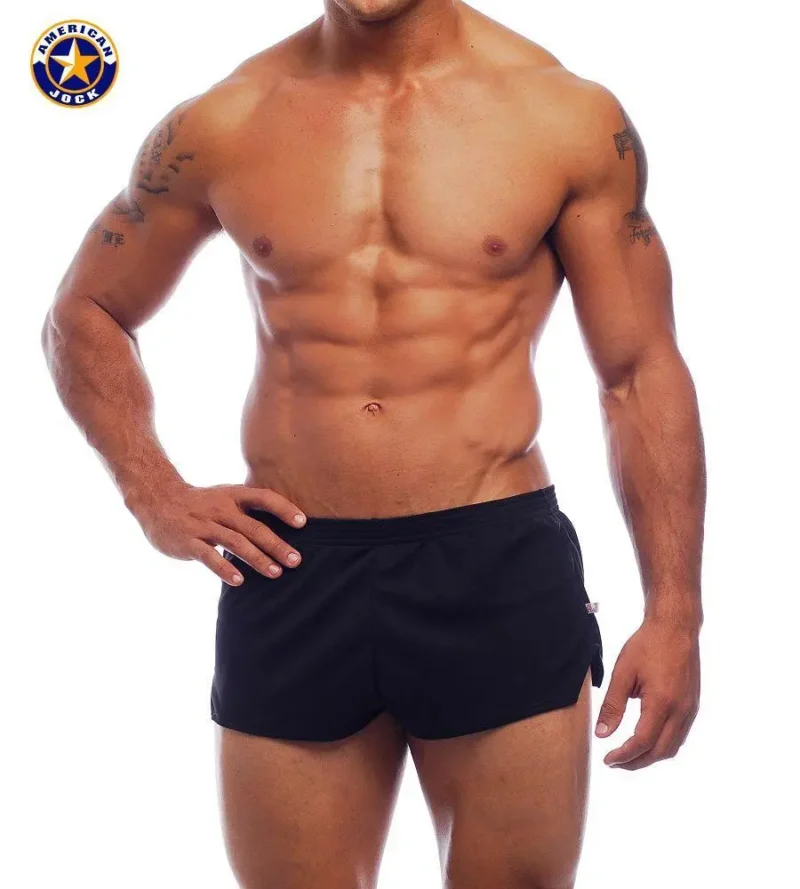 8316 A J ULTRA RUNNING SHORT BLK 1