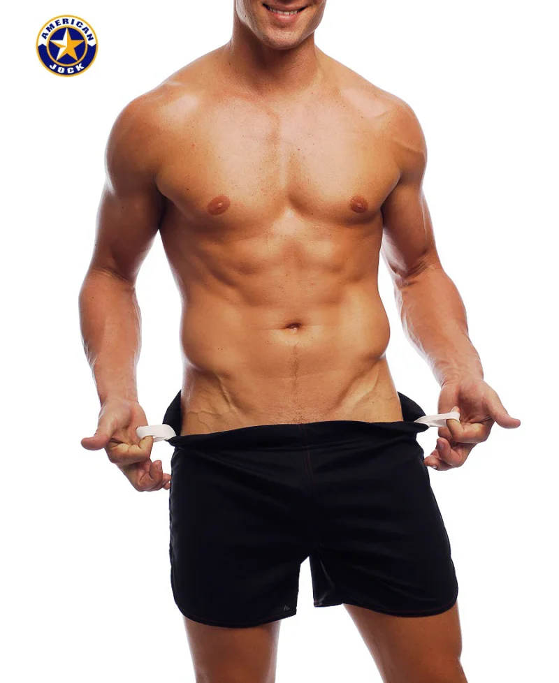 8359 A J WORKOUT SHORT W BUILT IN JOCK BLK 1 Dda875ed E5ef 48d3 Ba43 42e541870613