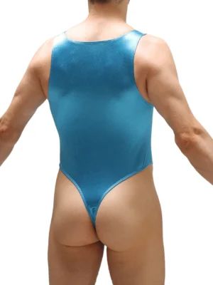 Bodysuit Satin Turquoise N042024 1