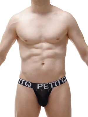 Bikini Bigoo Lace Men Black 2