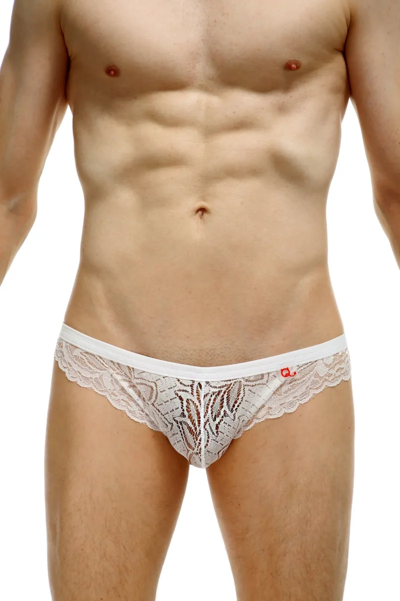 Bikini Homme Dentelle Clohars Blanc 2