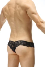 Bikini Lace Oupar Petitq Black 1