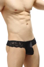 Bikini Lace Oupar Petitq Black 3