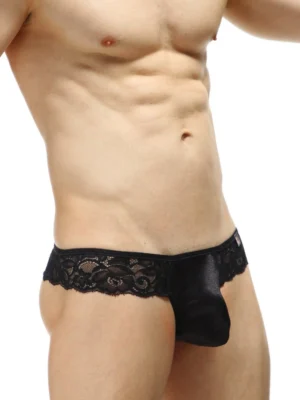 Bikini Lace Oupar Petitq Black 3