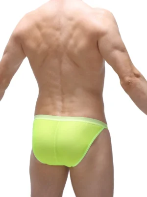 Bikini Plaintel Net Yellow Bright 2