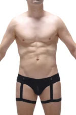 Black Jockstrap Garter Petitq N112024 2