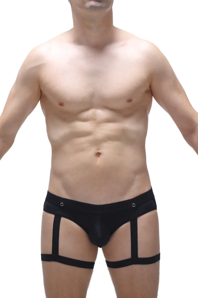Black Jockstrap Garter Petitq N112024 2