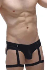 Black Jockstrap Garter Petitq N112024 3