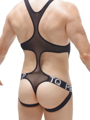 Body Jockstring Oze Net Black Weihe Petitq Oulala N082023 1