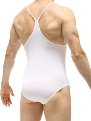 Bodysuit Brief Slip Petitq Plum White 1