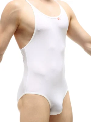 Bodysuit Brief Slip Petitq Plum White 3