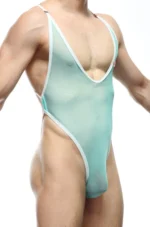 Bodysuit Gstring Petitq Net Green Tarare 3