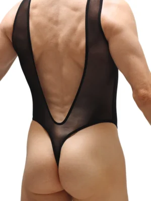 Bodysuit Thong Net Lepuil Black N042024 1
