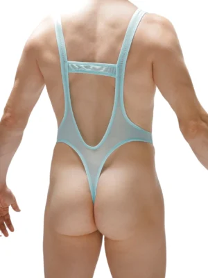 Bodythong Aunou Net Teal N092023 1